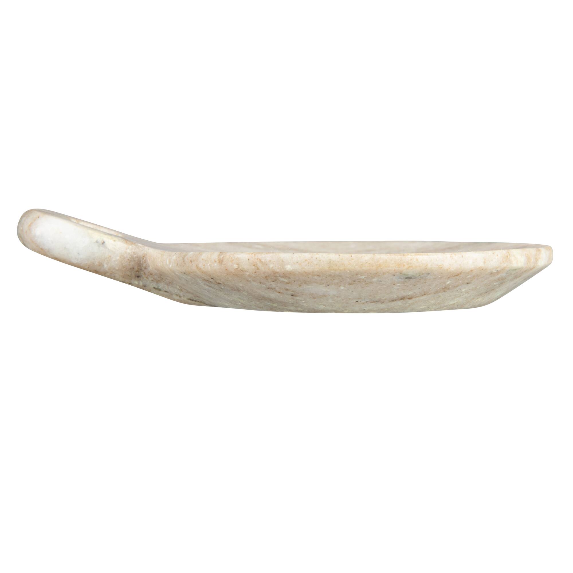 Hello Honey® Hand-Carved Marble Dish with Handle
